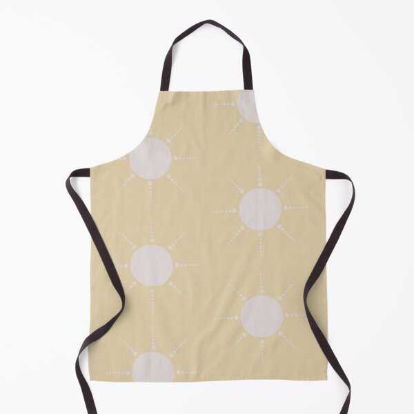 Aperçu de l'œuvre Pretty Polka Dots Sun Pattern Boho Aesthetic In Muted Colors Yellow créée et vendue par scorpiolane.
