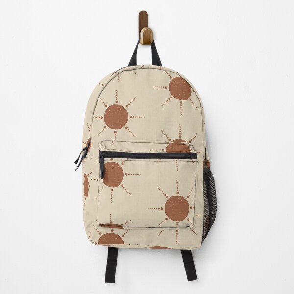 Artikelvorschau, Pretty Polka Dots Sun Pattern Boho Aesthetic In Muted Colors Brown & Muted Yellow entworfen und verkauft von scorpiolane.