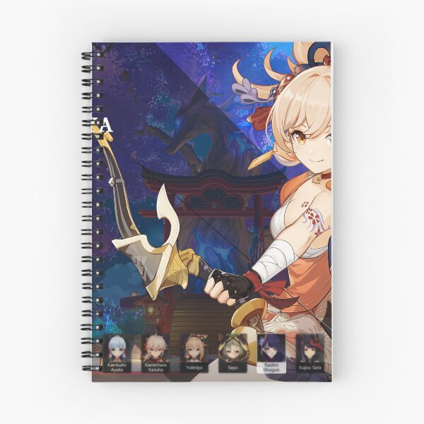 Aperçu de l'œuvre Couverture Yoimiya Genshin Impact- créée et vendue par genshinwaifus.