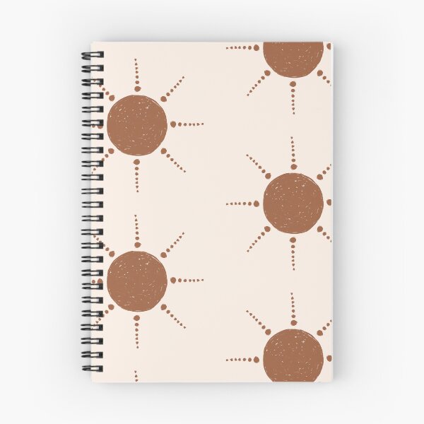 Item preview, Pretty Polka Dots Sun Pattern Boho Aesthetic In Muted Colors Cream & Brown designed and sold by scorpiolane.
