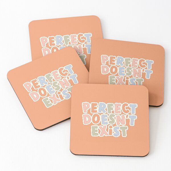 Item preview, Perfect Doesn't Exist Positive Affirmation Quote  designed and sold by bykirstco.