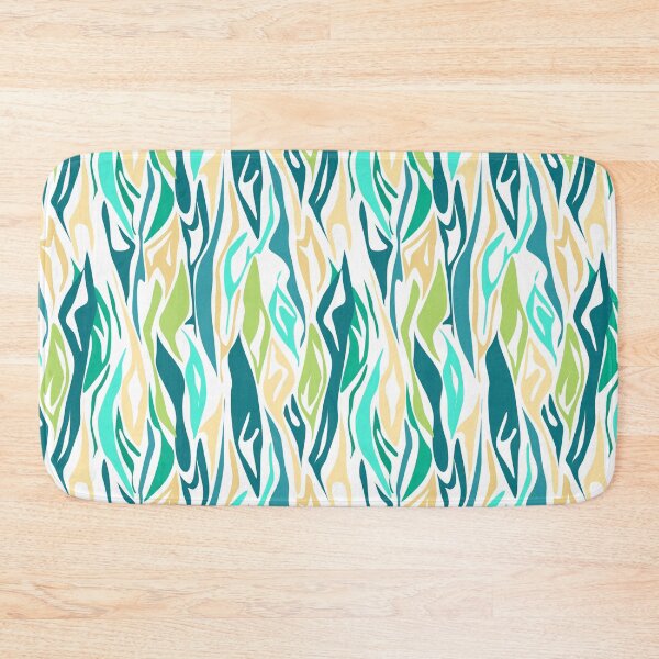 Item preview, 22 abstract turquoise cream designed and sold by fuzzyfox.