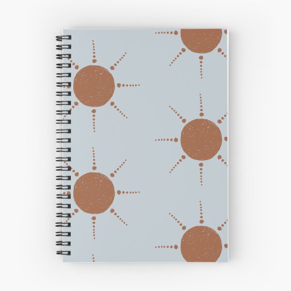 Item preview, Pretty Polka Dots Sun Pattern Boho Aesthetic In Muted Colors Gray Blue & Brown designed and sold by scorpiolane.