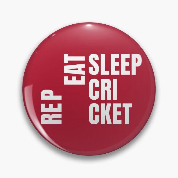 Item preview, Repeat Eat Sleep Cricket designed and sold by Oliveirallan.