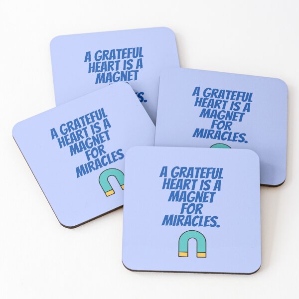 Item preview, A grateful heart is a magnet for miracles. designed and sold by Rechtop.