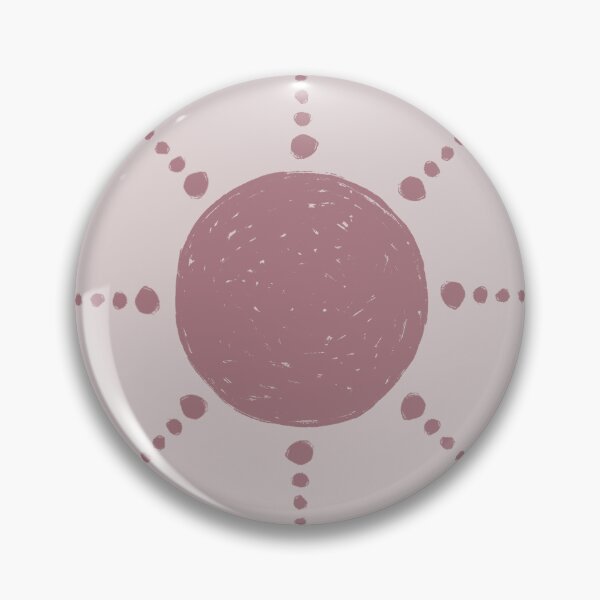 Artikelvorschau, Pretty Polka Dots Sun Pattern Boho Aesthetic In Muted Colors Light & Dark Muted Pink entworfen und verkauft von scorpiolane.
