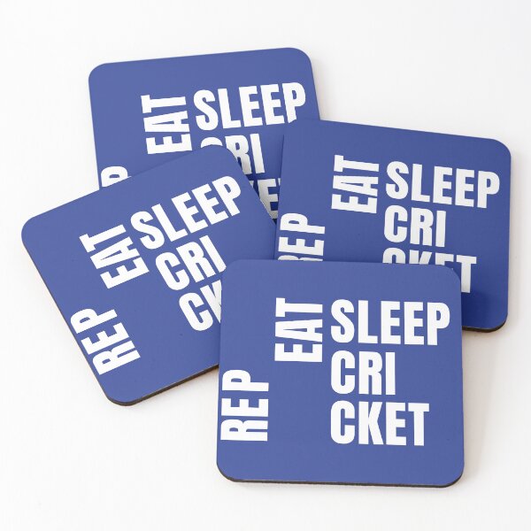 Item preview, Repeat Eat Sleep Cricket designed and sold by Oliveirallan.