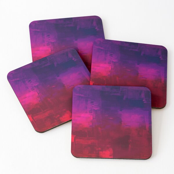 Item preview, PURPLE AND RED WATERCOLOUR PRINT DESIGN designed and sold by KhuKhuZ.
