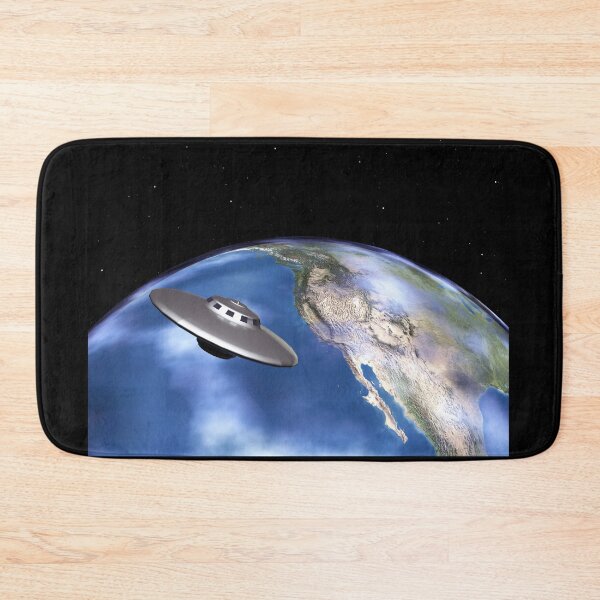 Item preview, Flying saucer and planet earth designed and sold by MIRO3D.