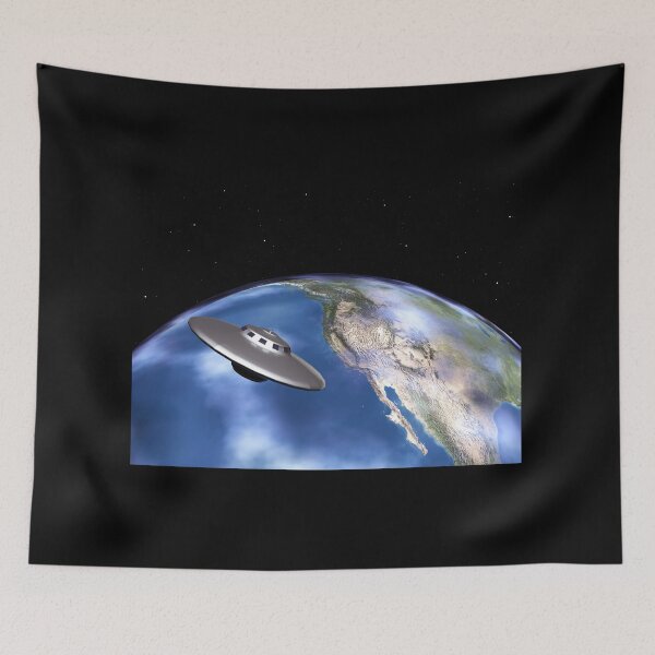 Item preview, Flying saucer and planet earth designed and sold by MIRO3D.