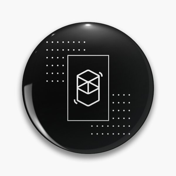 Item preview, Fantom FTM Crypto Altcoin - Minimal Design with White Dot Pattern designed and sold by CryptoMoods.
