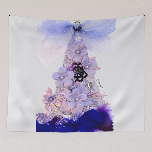 Item preview, Christmas Tree in Lilac designed and sold by The Cindy Williams Collection.