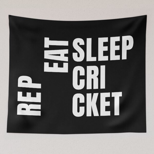 Item preview, Repeat Eat Sleep Cricket designed and sold by Oliveirallan.