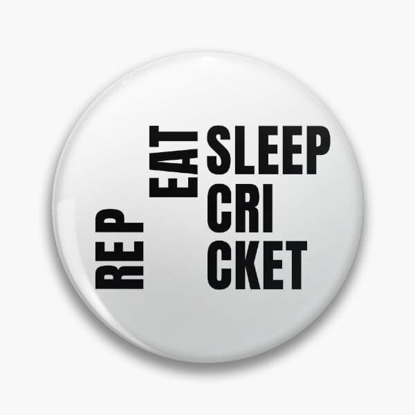 Item preview, Repeat Eat Sleep Cricket designed and sold by Oliveirallan.
