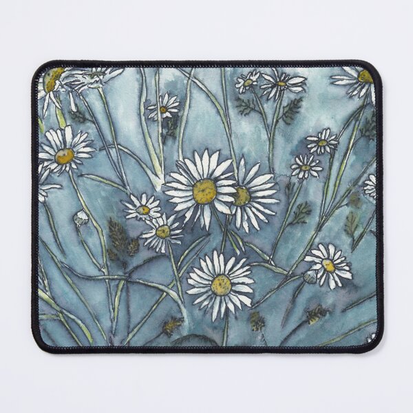 Item preview, Wild Daisies in Ink and Watercolor designed and sold by The Elderberry Blossom.