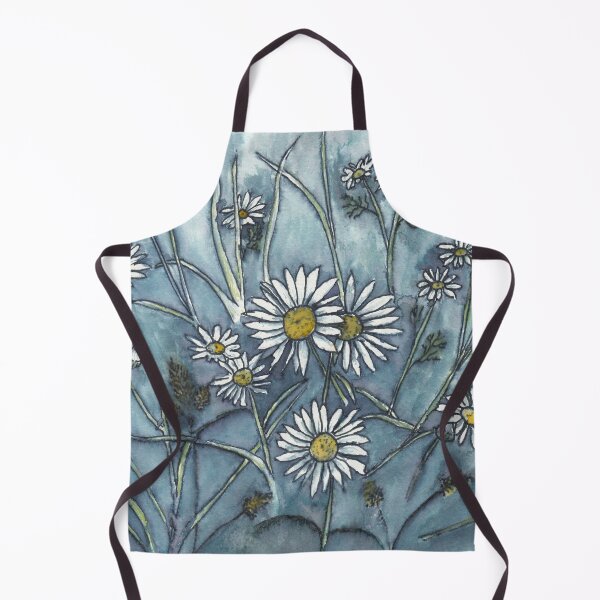 Item preview, Wild Daisies in Ink and Watercolor designed and sold by The Elderberry Blossom.