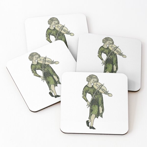 Item preview, Medieval musician with vielle designed and sold by VintageManiac.