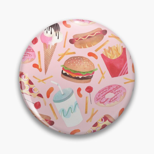 Item preview, Junk Food Pattern designed and sold by BilliePaperCo.