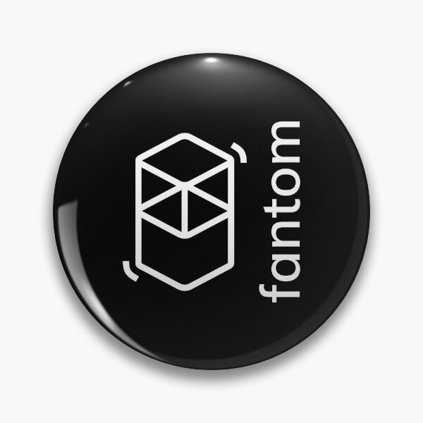 Item preview, Fantom FTM Crypto Altcoin - White Clean Logo designed and sold by CryptoMoods.