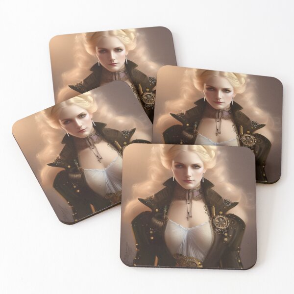 Item preview, Gorgeous Sexy Blonde Vampire Hunter in Corset Dress Dark Artwork designed and sold by Eliteijr.