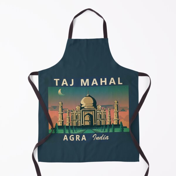Item preview, Taj Mahal India Travel Art Vintage designed and sold by KrisSidDesigns.