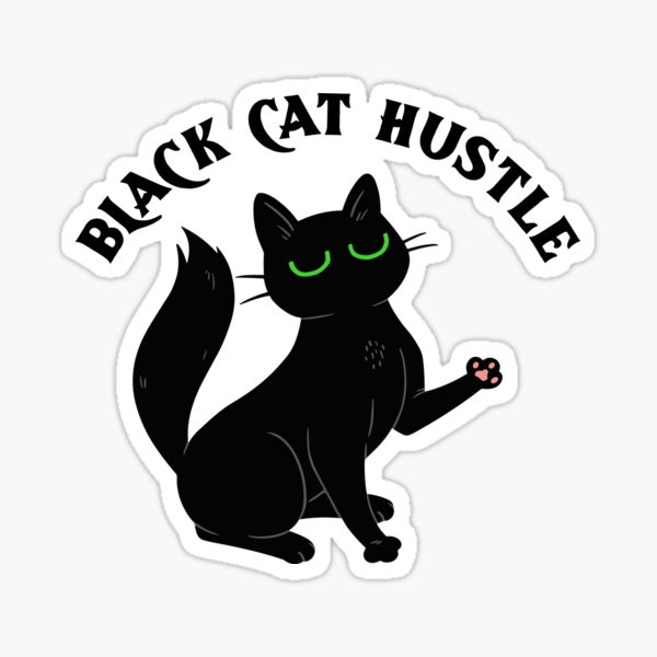 Cat Vibing Sticker by Hustle Inspires Hustle™ for iOS & Android