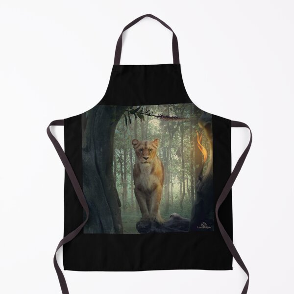 Item preview, Lion in the Woods | A female lion is hidden in the deep forest designed and sold by LenaKiagia.