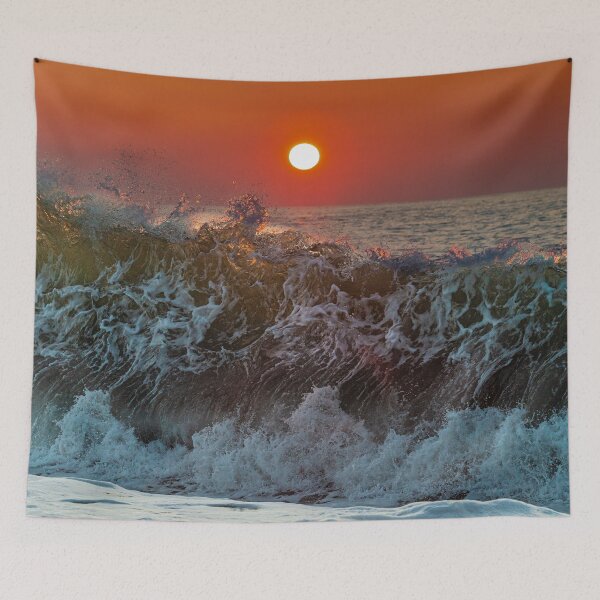 Item preview, Stormy sea and sun designed and sold by KGPhotoArt.