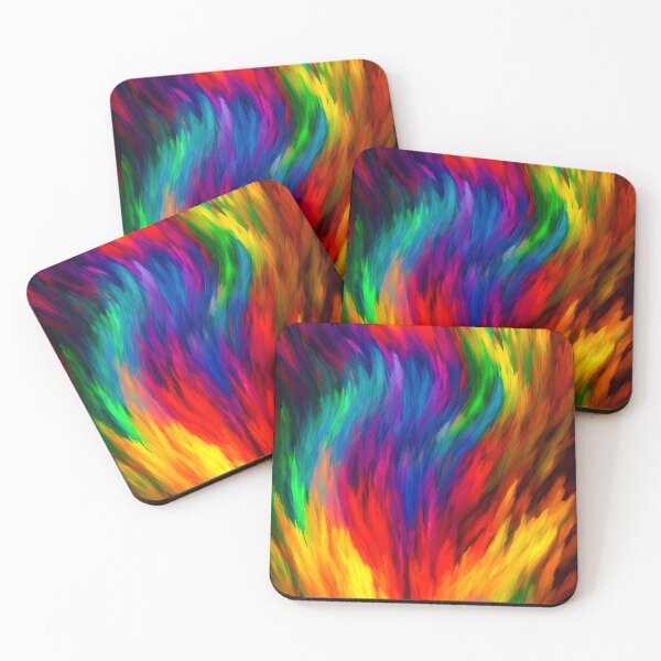 Item preview, Colorful Wavy Fire designed and sold by artsyaistudio.