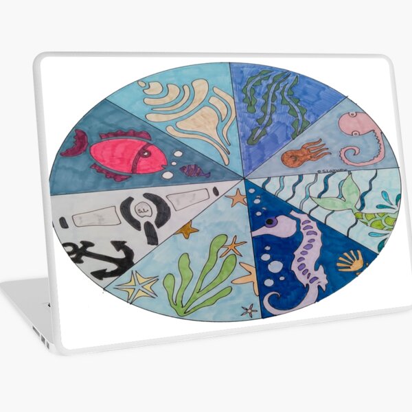 Quaternity - Aquatic Laptop Skin