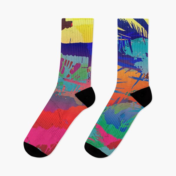 Item preview, Abstract tropical sunrise designed and sold by makart2.