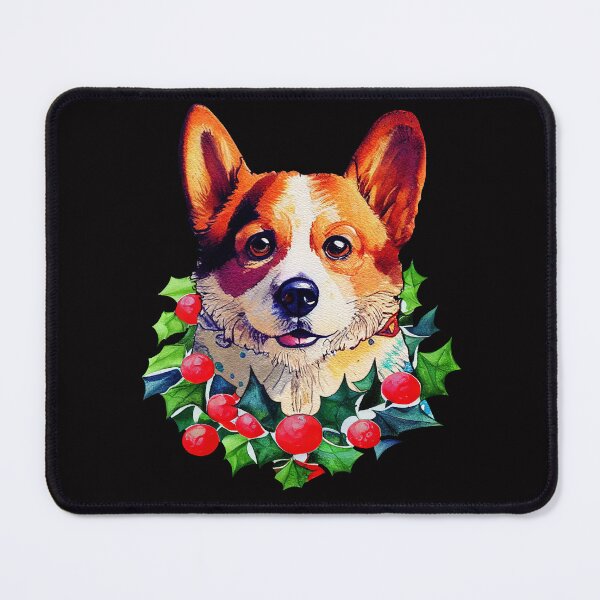 Item preview, Corgi Dog Christmas Wreath Decorations Pet designed and sold by netdota.