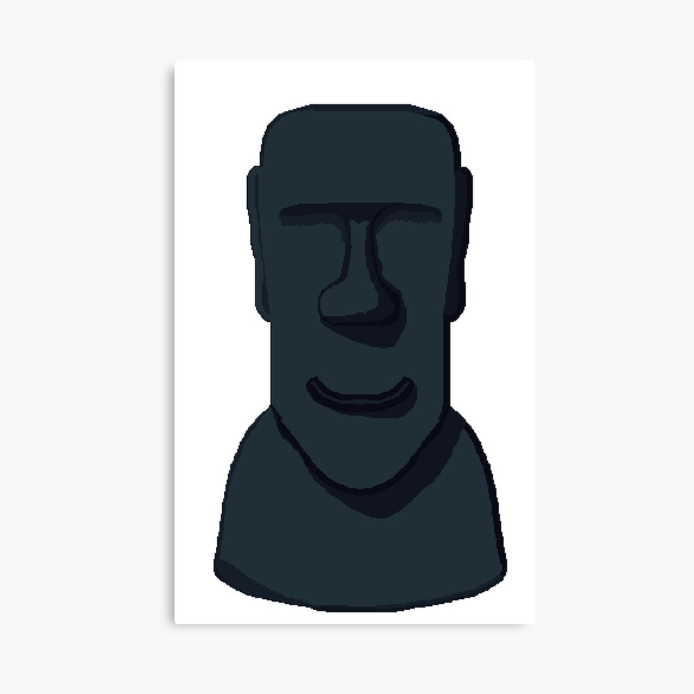 Moai Pixel Art 32 Bit: vetor stock (livre de direitos) 2192037039