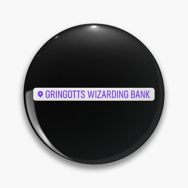 Item preview, Gringotts Wizarding Bank Location Tag designed and sold by TheBigBubble.