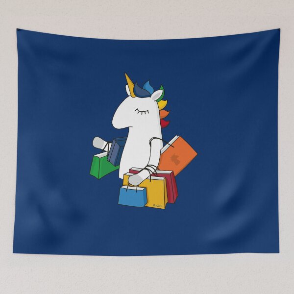 Item preview, Shopping unicorn designed and sold by LaDaDi.