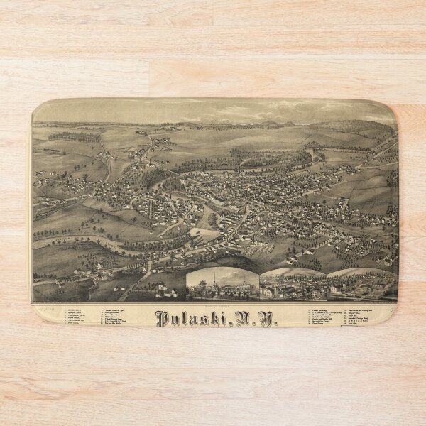 Item preview, Pulaski, New York (1885) designed and sold by allhistory.