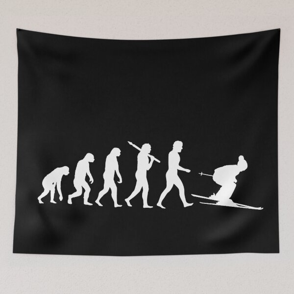 Item preview, Skiing Evolution designed and sold by trendingatees.