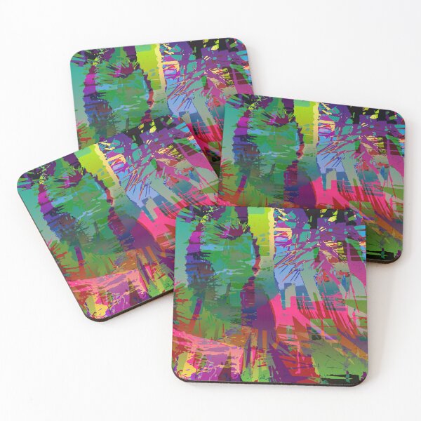 Item preview, Abstract tropical mirage designed and sold by makart2.