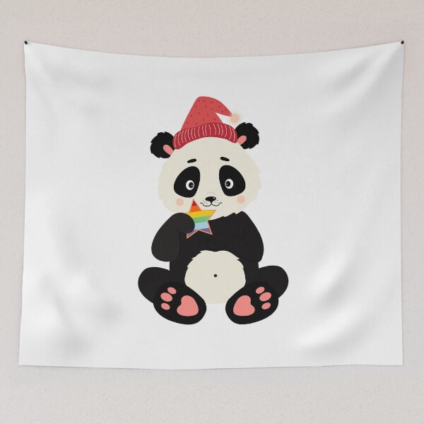Item preview, CUTE BEAR WITH PRIDE STAR | CHRISTMAS PRIDE BEAR designed and sold by Festive Feminist.