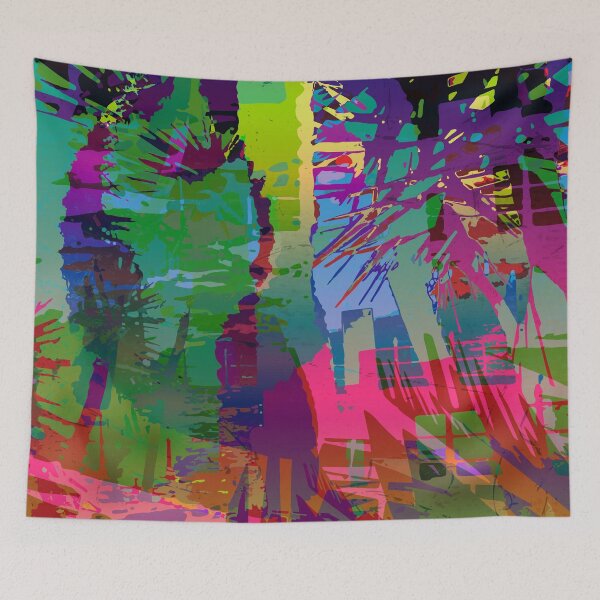 Item preview, Abstract tropical mirage designed and sold by makart2.