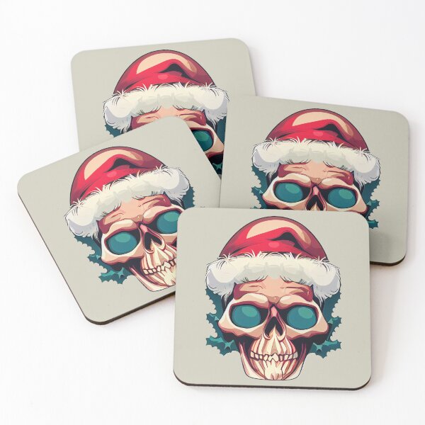 Item preview, Badass Santa Skull designed and sold by Ironicdoll.