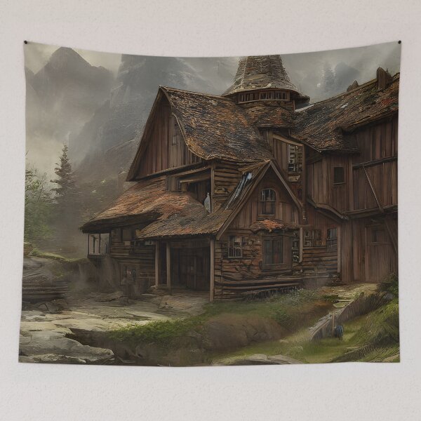 Item preview, Abandoned Log House designed and sold by plainhavoc.