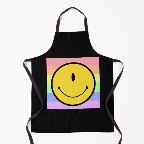 Item preview, Gay Pride Flag One Eye Alien Smiley Emoji Face designed and sold by sarascoprox.