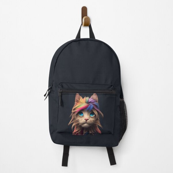 Item preview, Abstract Colorful Cat Face Art designed and sold by NTGUILTY.