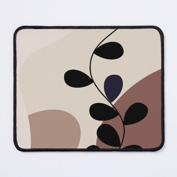 Item preview, Marrones terrosos Botánico Arte de estilo moderno de mediados de siglo - Formas contemporáneas 2023 COTY Redend Point SW 9081 designed and sold by MLA-Artwork.