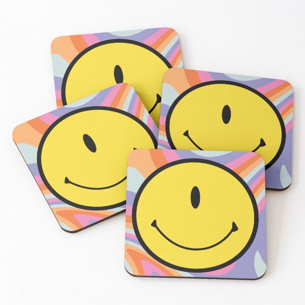 Item preview, 70s Groovy Flag One Eye Alien Smiley Emoji Face designed and sold by sarascoprox.