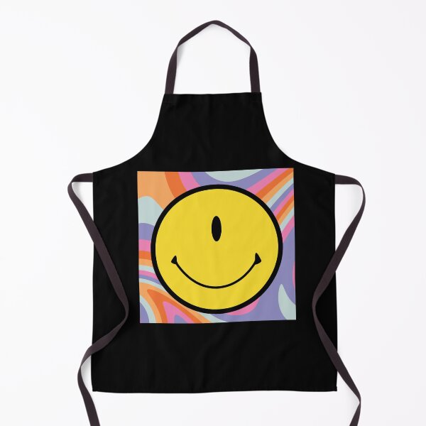 Item preview, 70s Groovy Flag One Eye Alien Smiley Emoji Face designed and sold by sarascoprox.