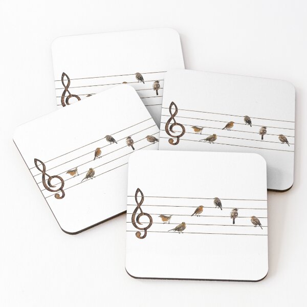 Item preview, Birds musical score designed and sold by Johann Brangeon.
