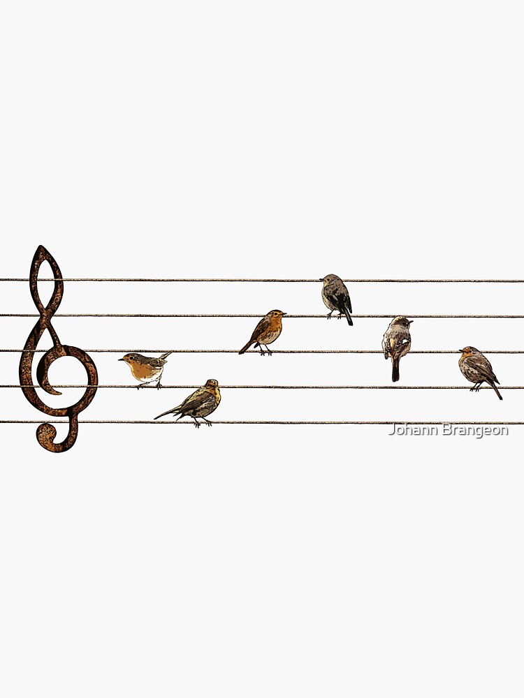 Bird stickers stock vector. Illustration of draw, music - 27375935, Bird  Stickers 