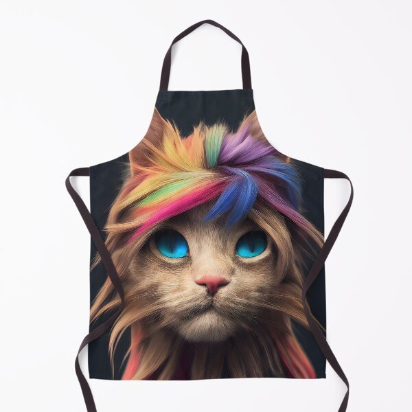 Item preview, Abstract Colorful Cat Face Art designed and sold by NTGUILTY.